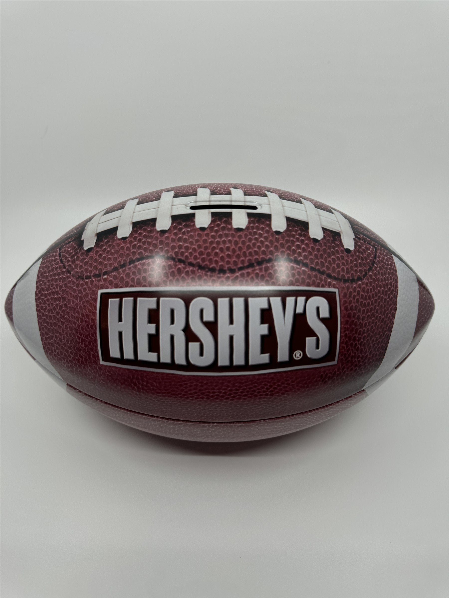 Hershey's Chocolate Football Metal Promotional Piggy Bank