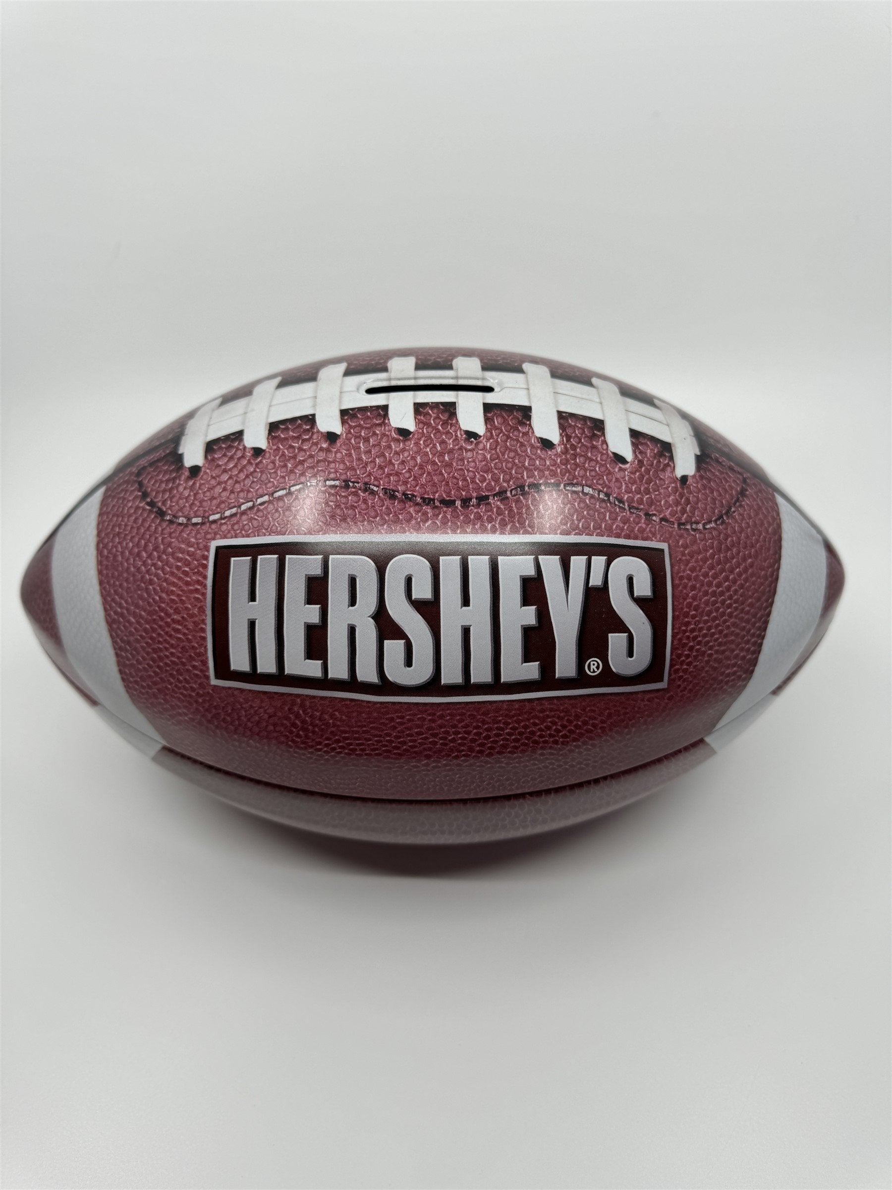 Hershey's Chocolate Football Metal Promotional Piggy Bank
