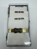 Goldenweve Made in USA All Cotton "S" Embroidered Men's Handkerchiefs 3-Pack NOS