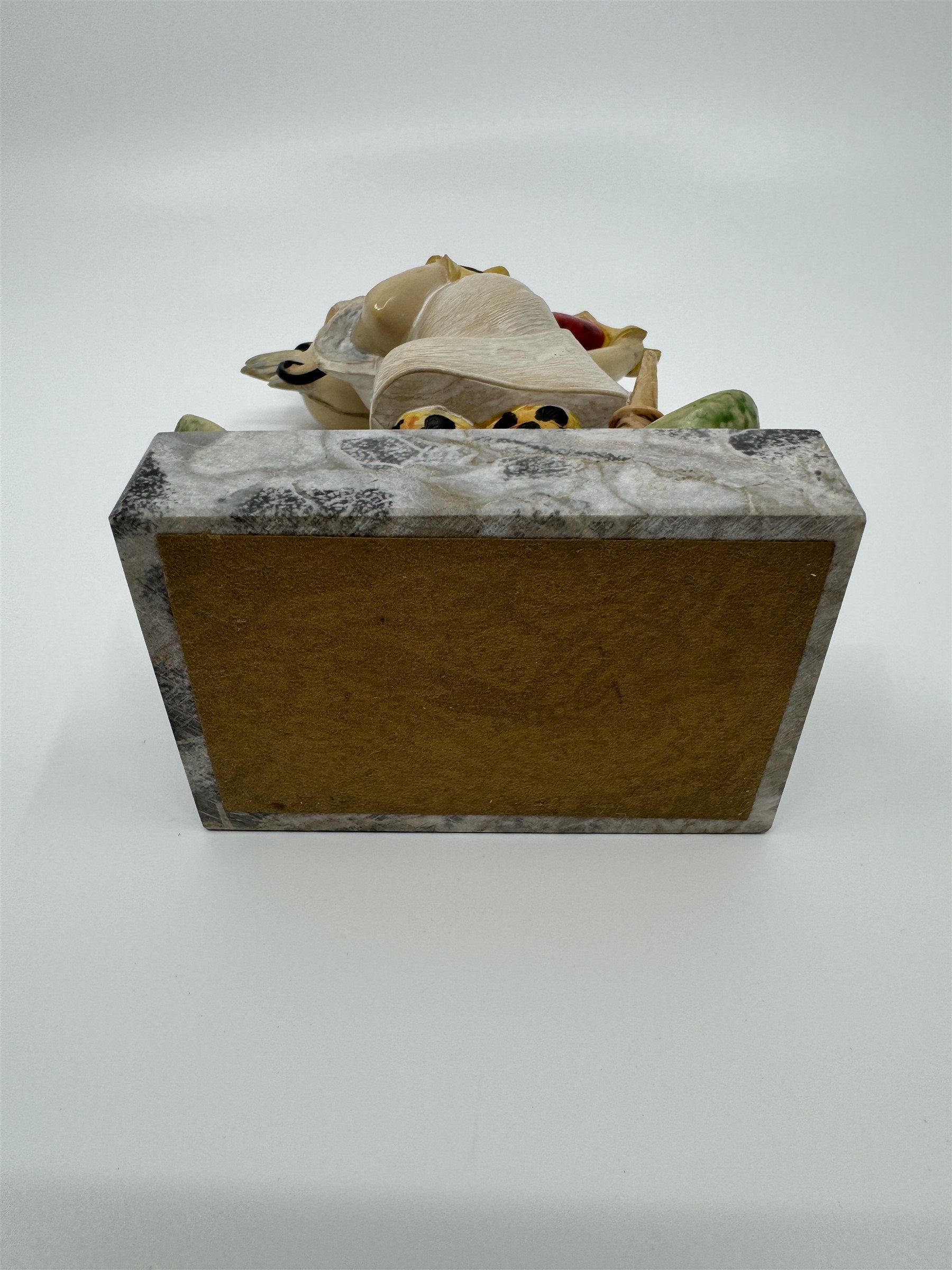 Fontanini Hand Painted Clown Love Doctor Genuine Carrara Marble ITALY