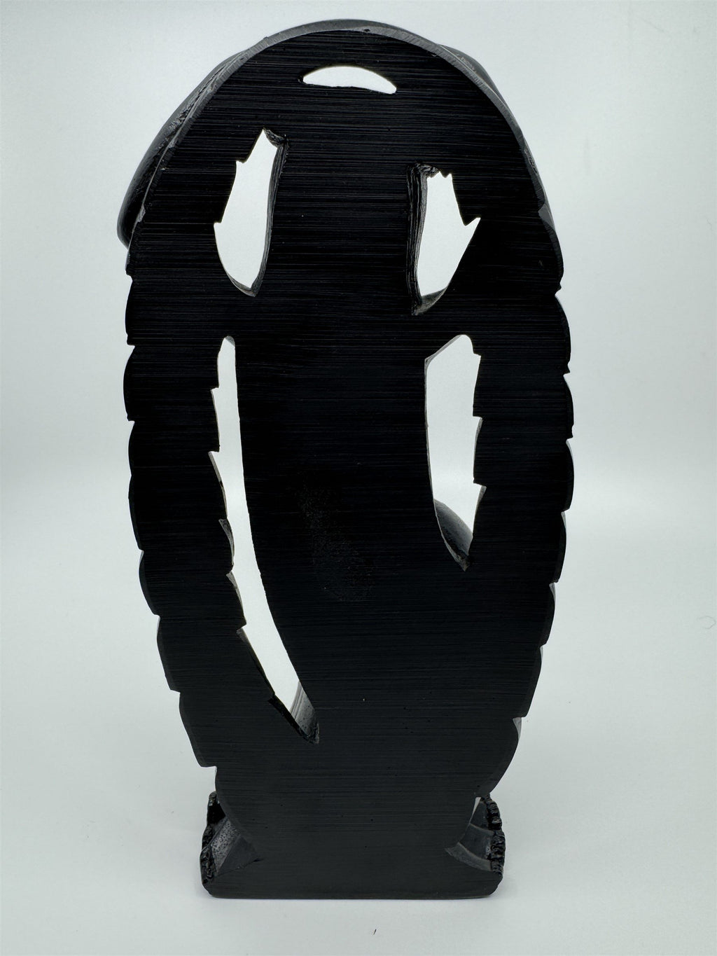 Vintage Coco Joe's Hawaiian Tiki Hula Girl Dancer Black Lava Stone 10" Figurine