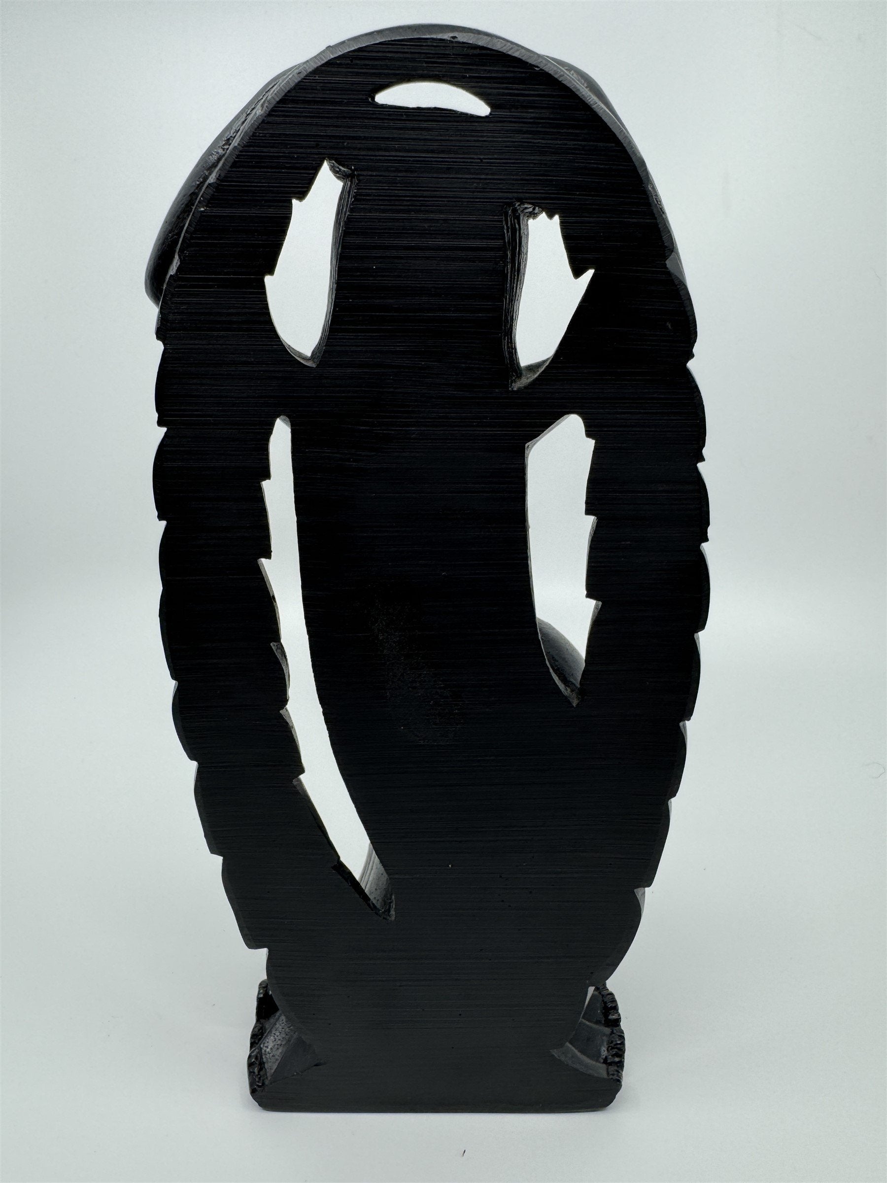 Vintage Coco Joe's Hawaiian Tiki Hula Girl Dancer Black Lava Stone 10" Figurine
