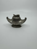 Vintage Evans Magic Genie Lamp Cigarette Make a Wish Lighter Silver Tone