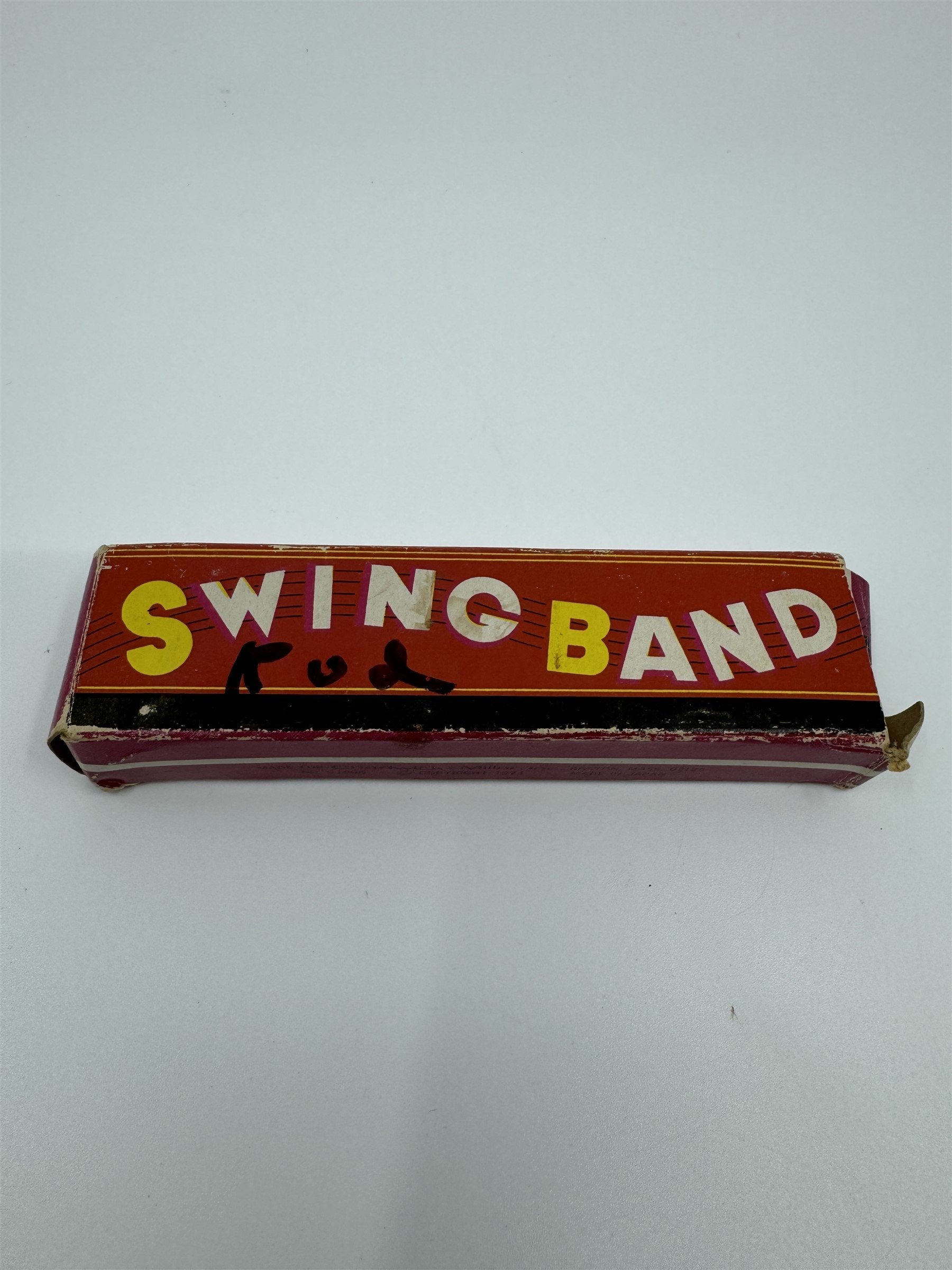 Vintage 1974 Swing Band Harmonica With Box Made in Japan for Chadwick-Miller Inc