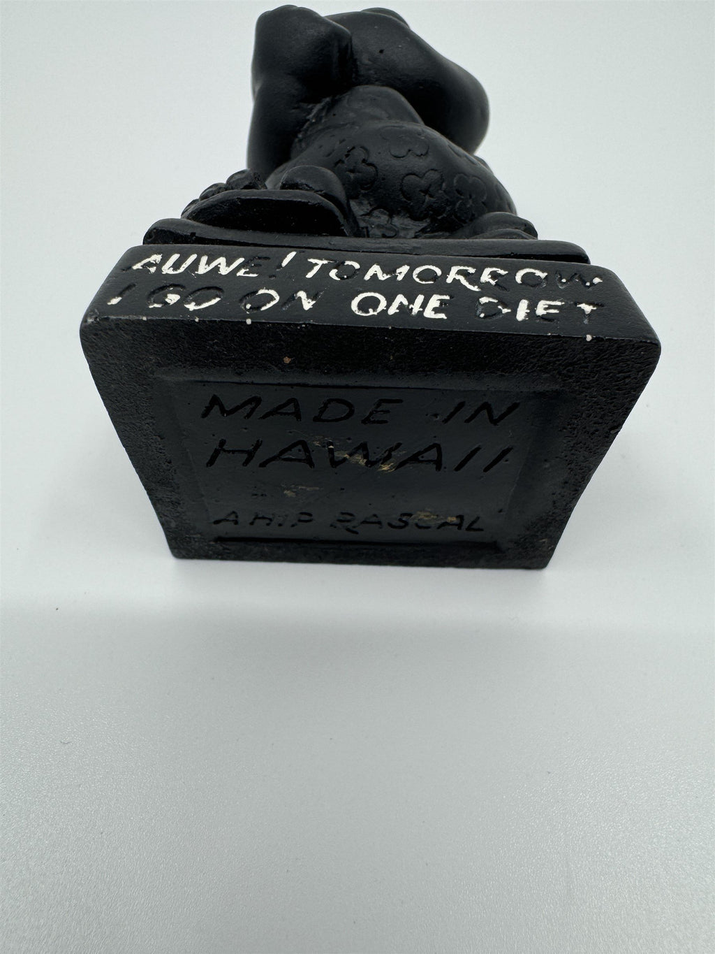 Vintage Collectible Hip Rascal Made in Hawaii USA OF LAVA "Tomorrow I Go On Diet