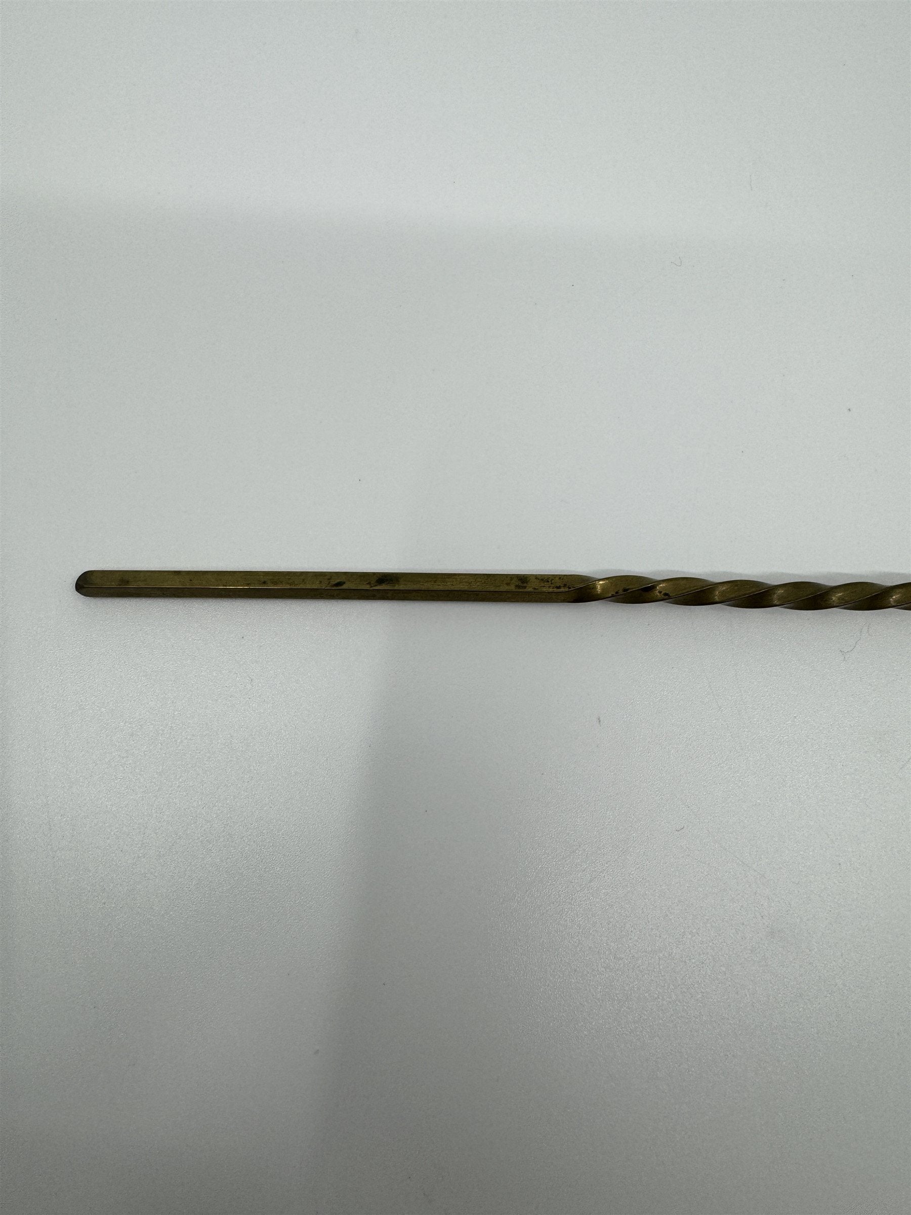 Vintage Metal Brass Candle Snuffer With Parrot Bird Toucan Drawn Twisted Metal