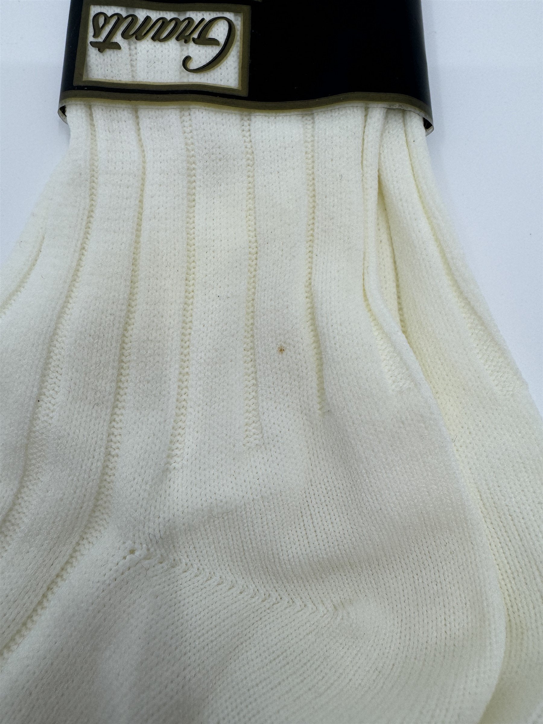 Vintage Grants 100% Nylon Anti-Static White/Beige Mens Socks 10-13