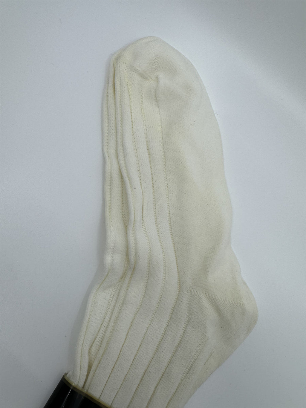 Vintage Grants 100% Nylon Anti-Static White/Beige Mens Socks 10-13