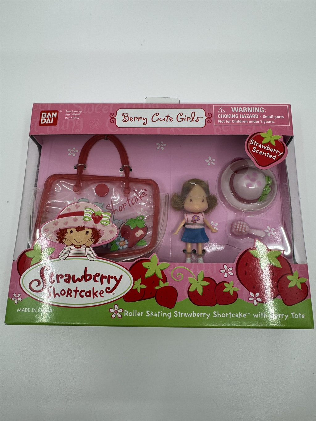 Strawberry Shortcake Roller Skating Strawberry Shortcake /w Berry Tote Clear/Red
