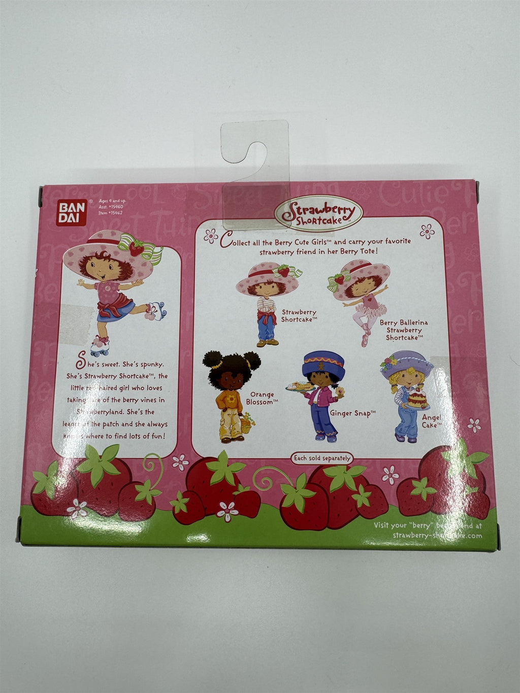 Strawberry Shortcake Roller Skating Strawberry Shortcake /w Berry Tote Clear/Red