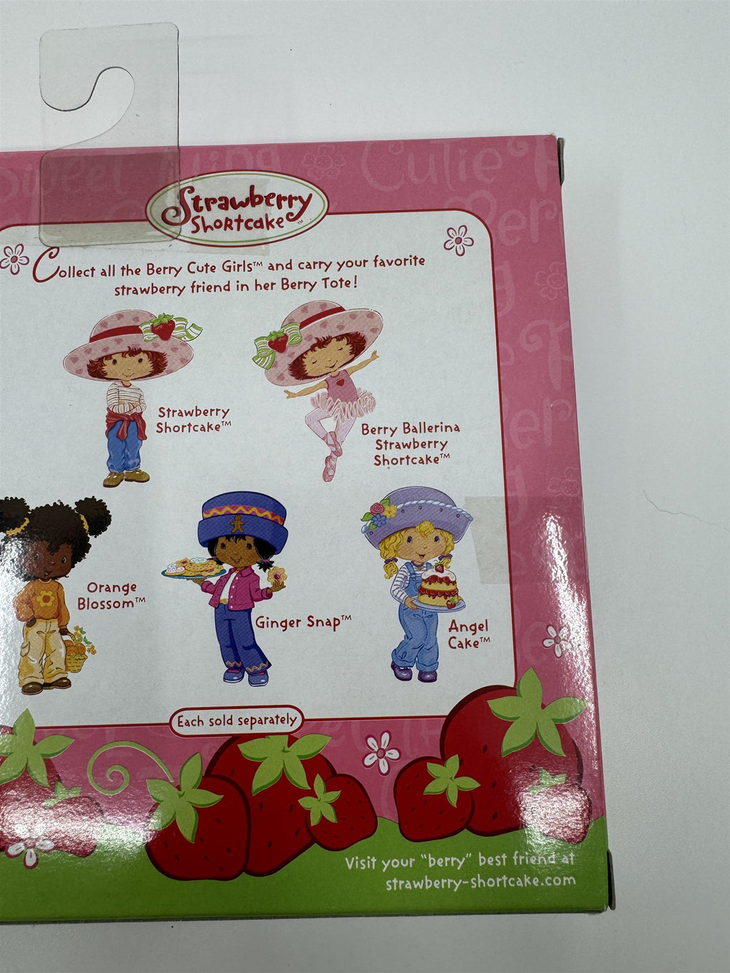 Strawberry Shortcake Roller Skating Strawberry Shortcake /w Berry Tote Clear/Red