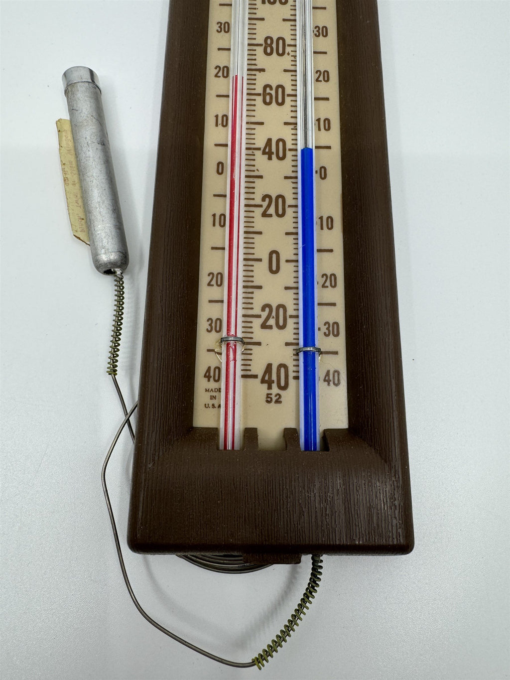 Vtg Tru-Temp #831 Indoor Outdoor Thermometer NOS NIB New Old Stock