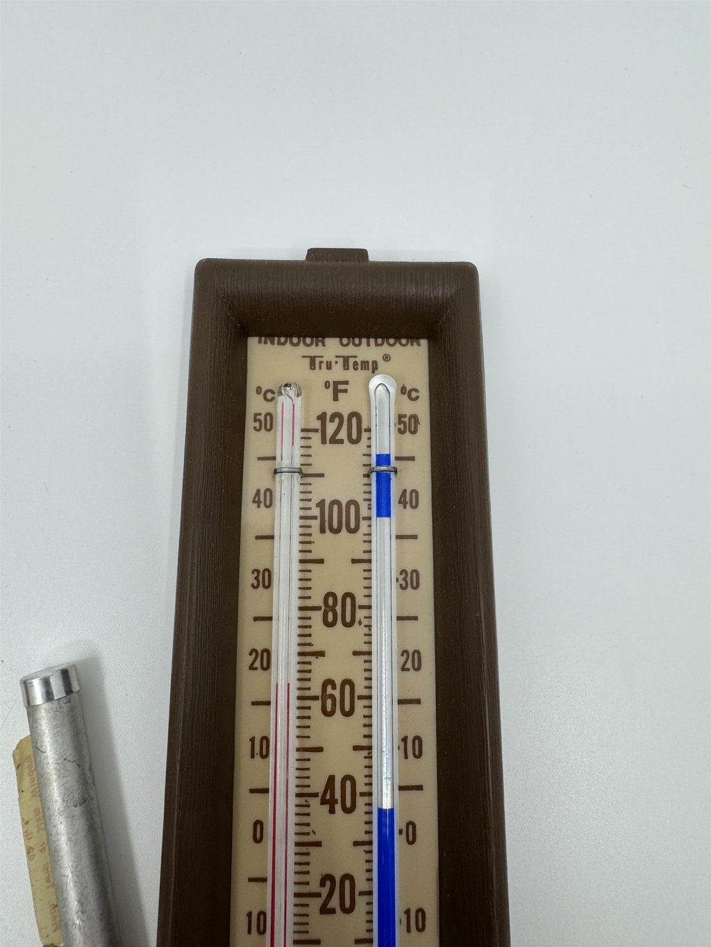 Vtg Tru-Temp #831 Indoor Outdoor Thermometer NOS NIB New Old Stock