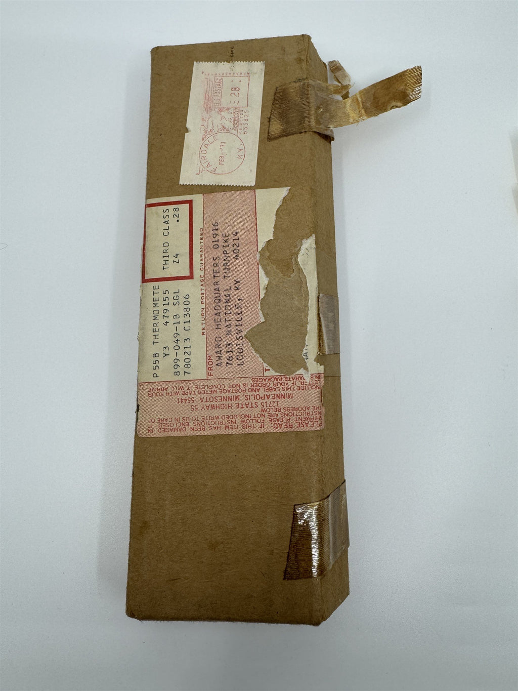 Vtg Tru-Temp #831 Indoor Outdoor Thermometer NOS NIB New Old Stock