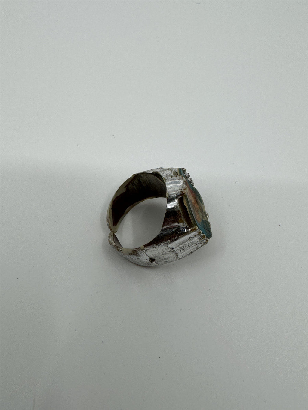 1960's John F Kennedy JFK American Flag 35th President Plastic Toy Flicker Ring
