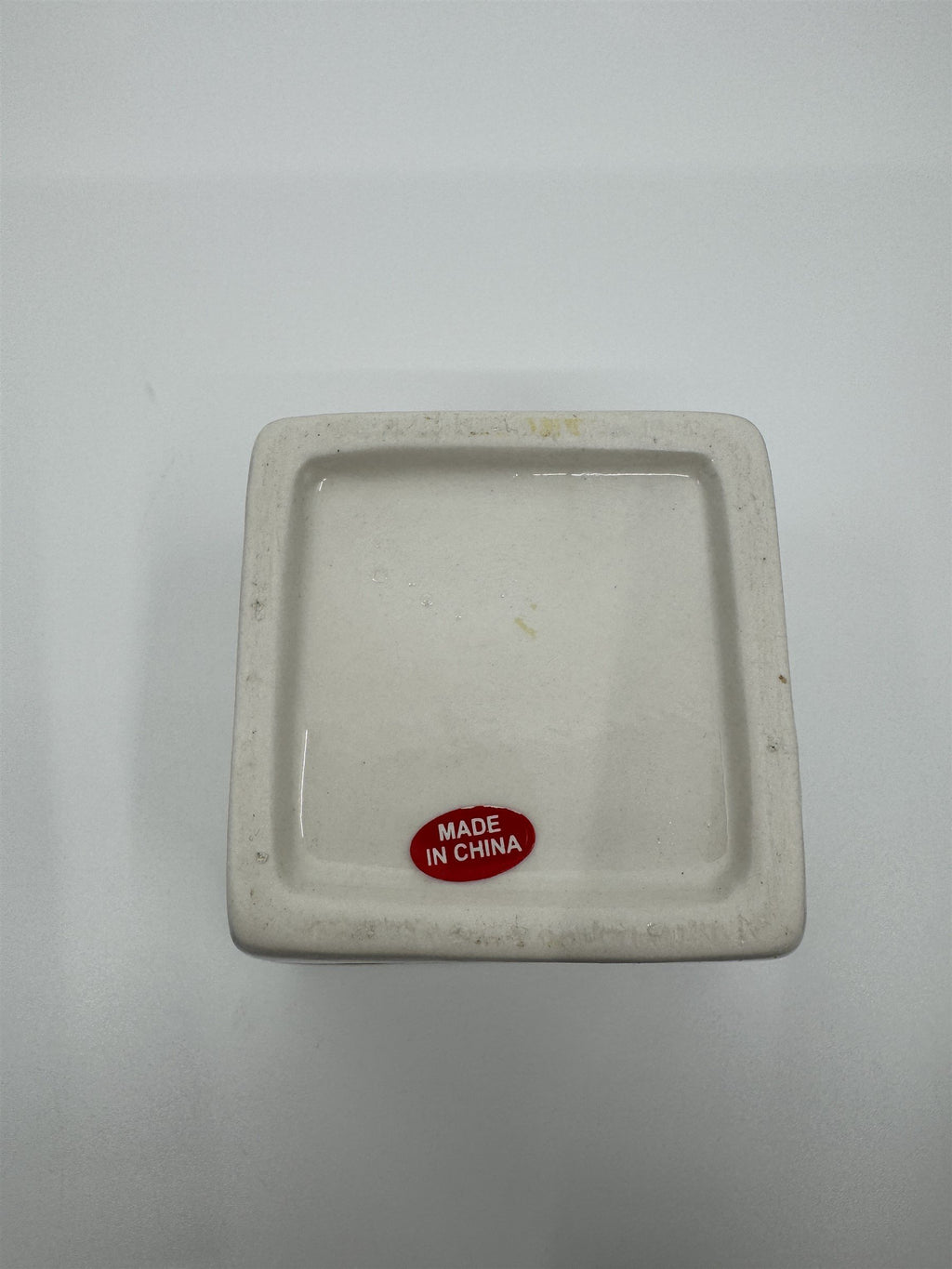 Vintage Ladybug Leaf Leaves Beetle Ceramic Planter