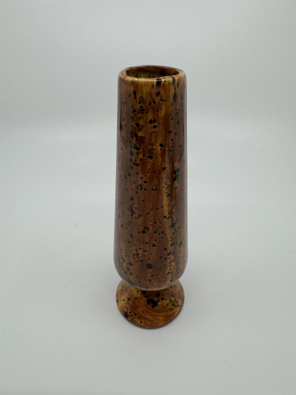 1970s Vintage Retro Mid-Century Collectibles Vase Unique Design Earthy Lava