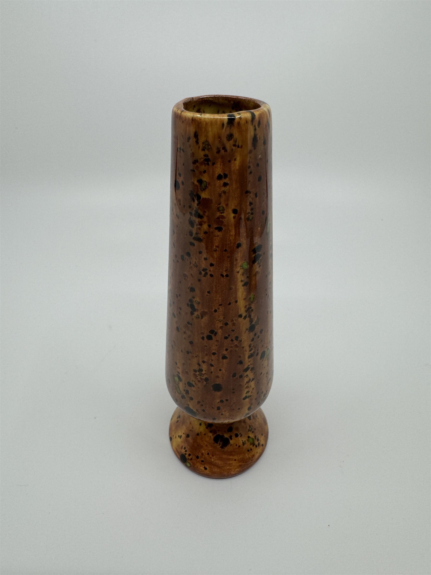 1970s Vintage Retro Mid-Century Collectibles Vase Unique Design Earthy Lava