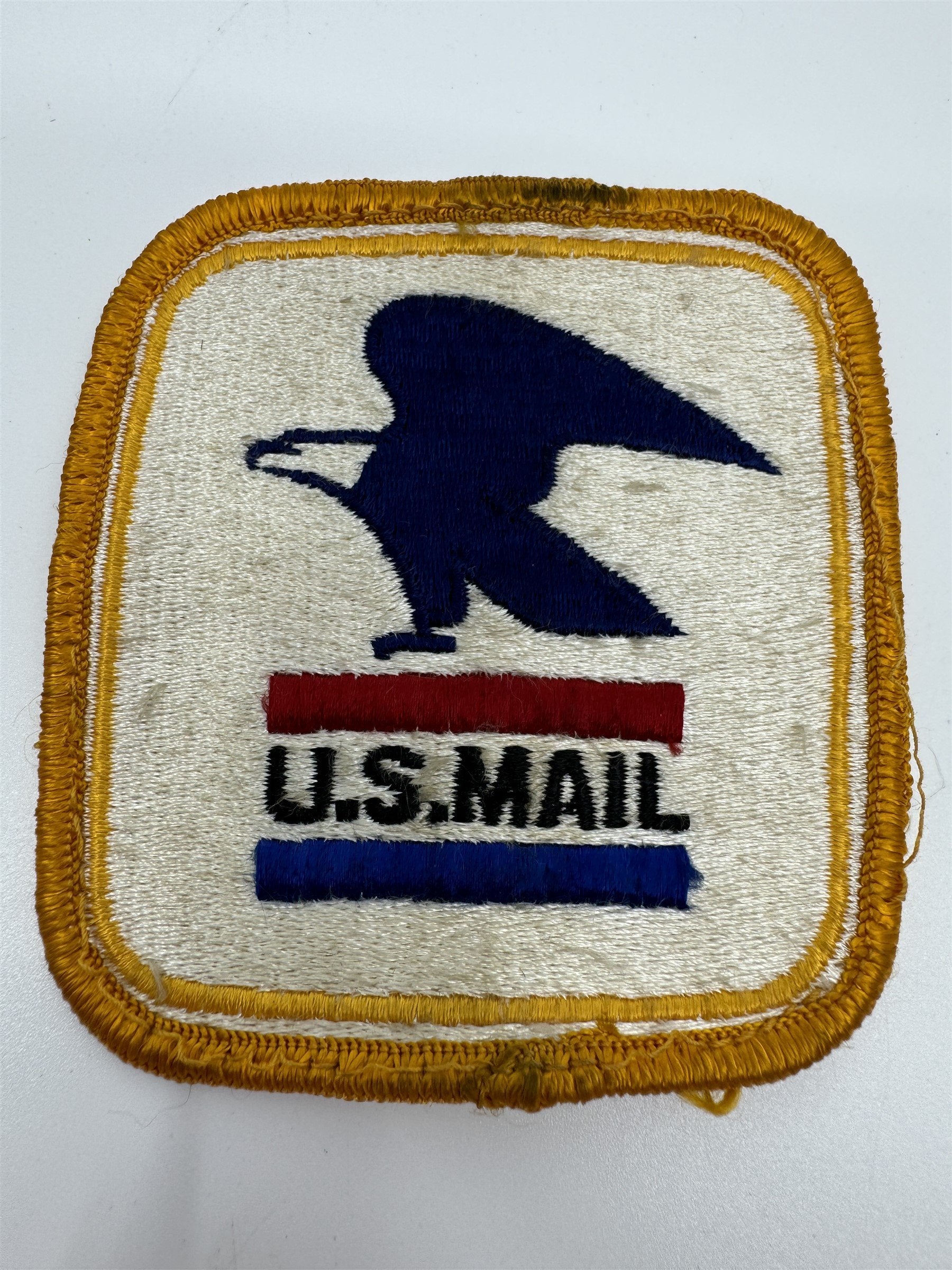 Vintage USPS U.S. Mail Cloth Patch for Postal Workers Uniform 1970s