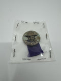 Vintage Gene Autry Ribbon Pin Country Music Memorabilia /w Purple Ribbon