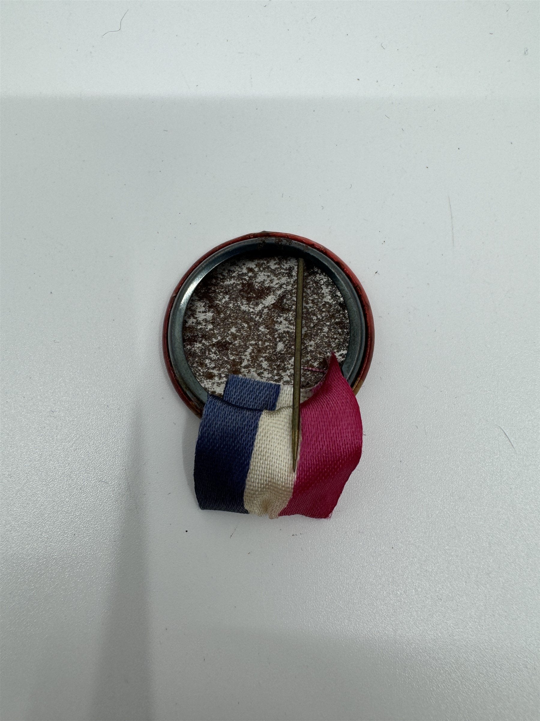 Vintage Nancy Chambers Ribbon Pin Country Music Memorabilia Multicolored Ribbon