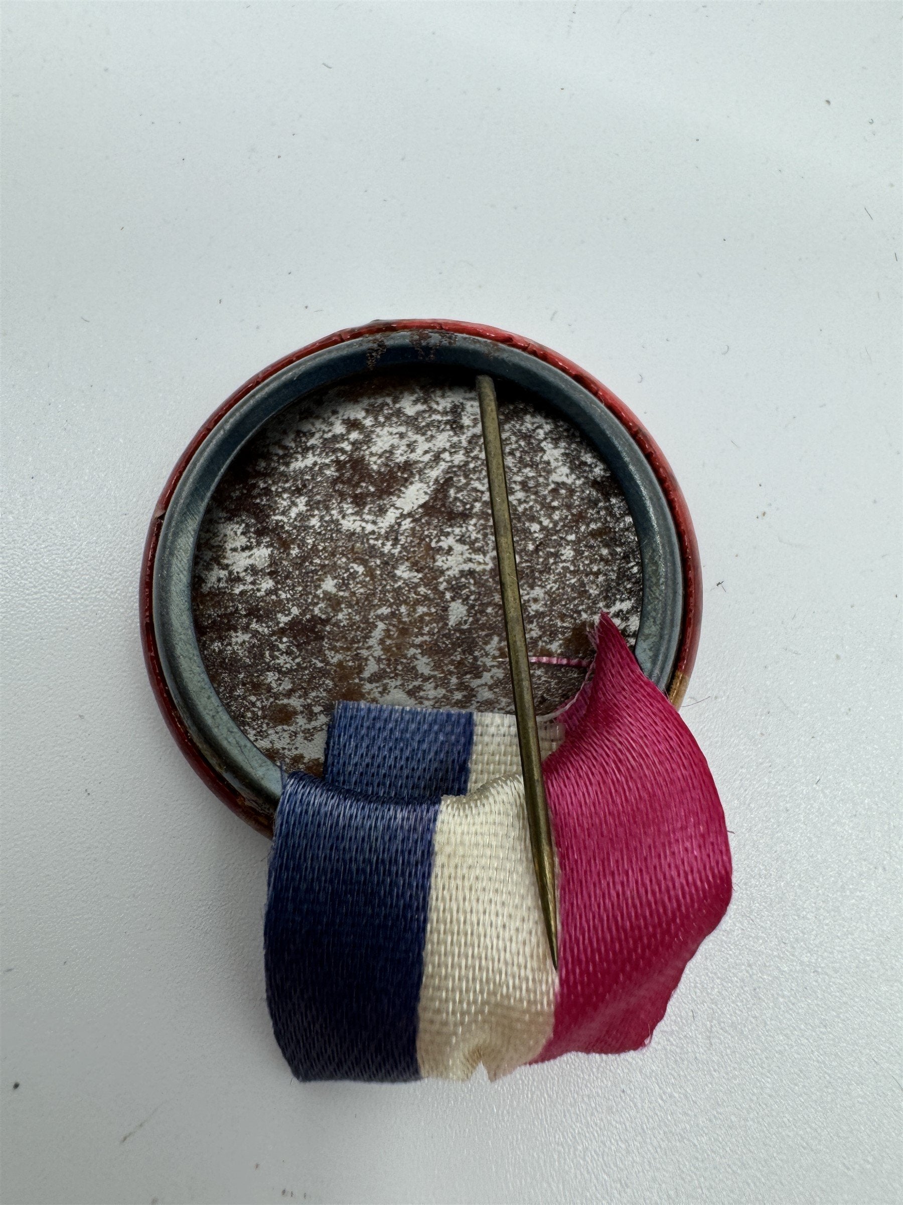 Vintage Nancy Chambers Ribbon Pin Country Music Memorabilia Multicolored Ribbon