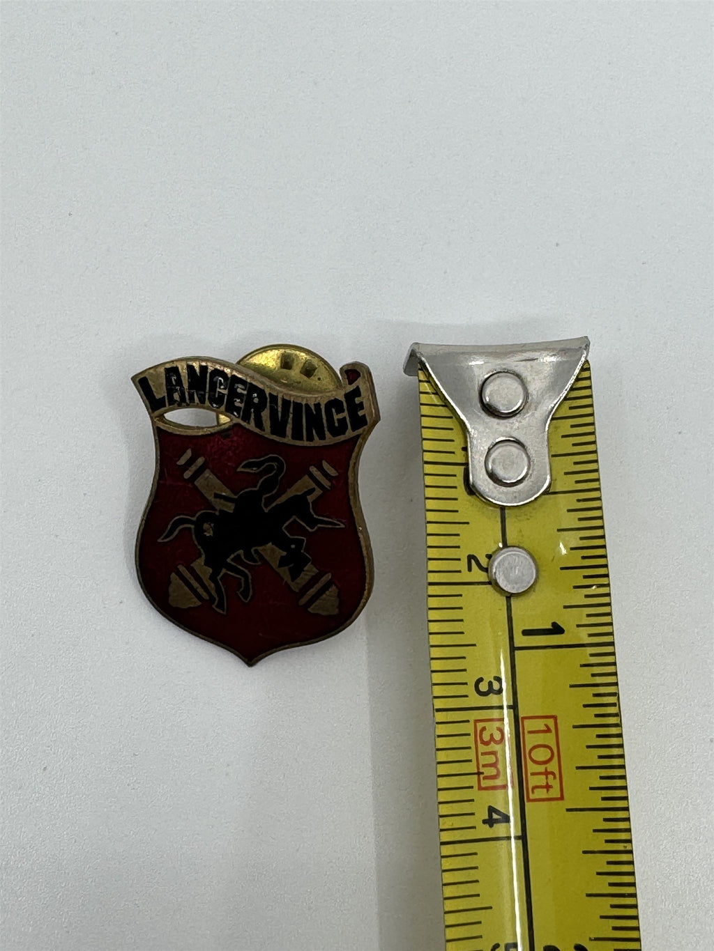 U.S. Army LANCERVINCE DI Pin 64th Field Artillery Button Vintage