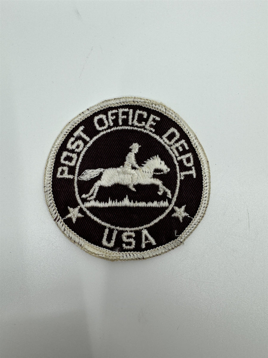 Vintage USPS 1970s Brown Post Office Dept.Pony Express Patch