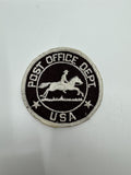 Vintage USPS 1970s Brown Post Office Dept.Pony Express Patch