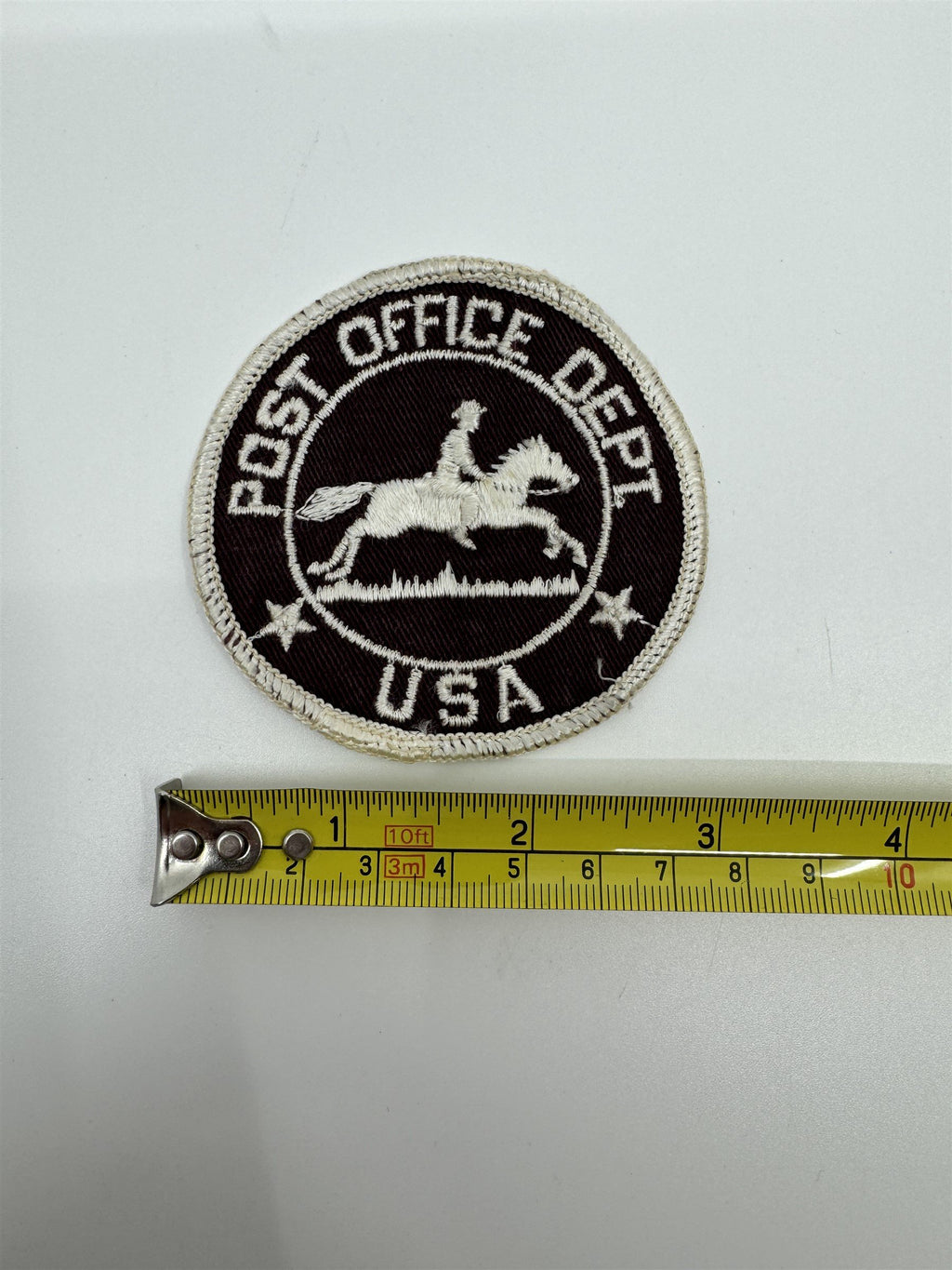 Vintage USPS 1970s Brown Post Office Dept.Pony Express Patch