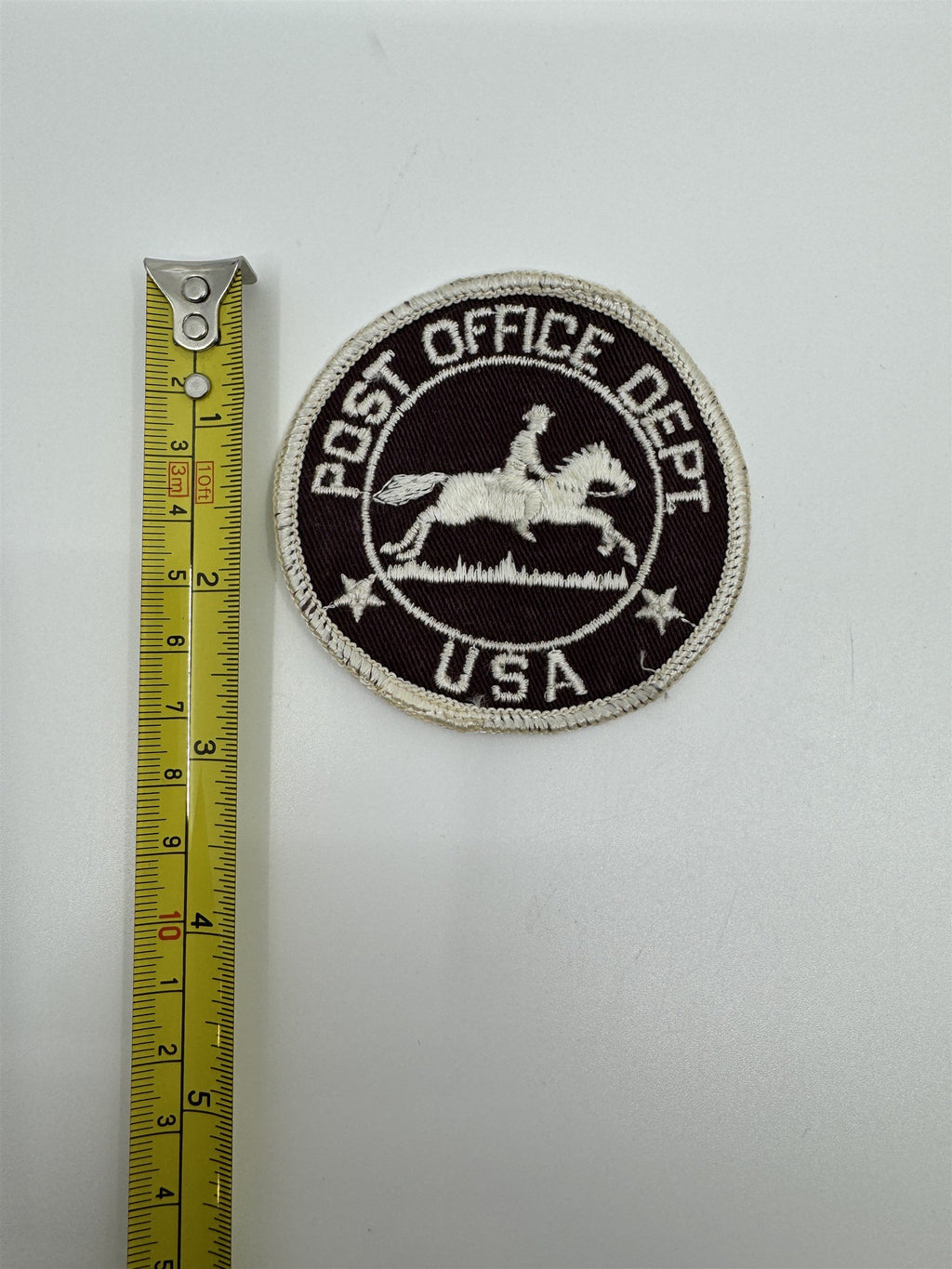 Vintage USPS 1970s Brown Post Office Dept.Pony Express Patch