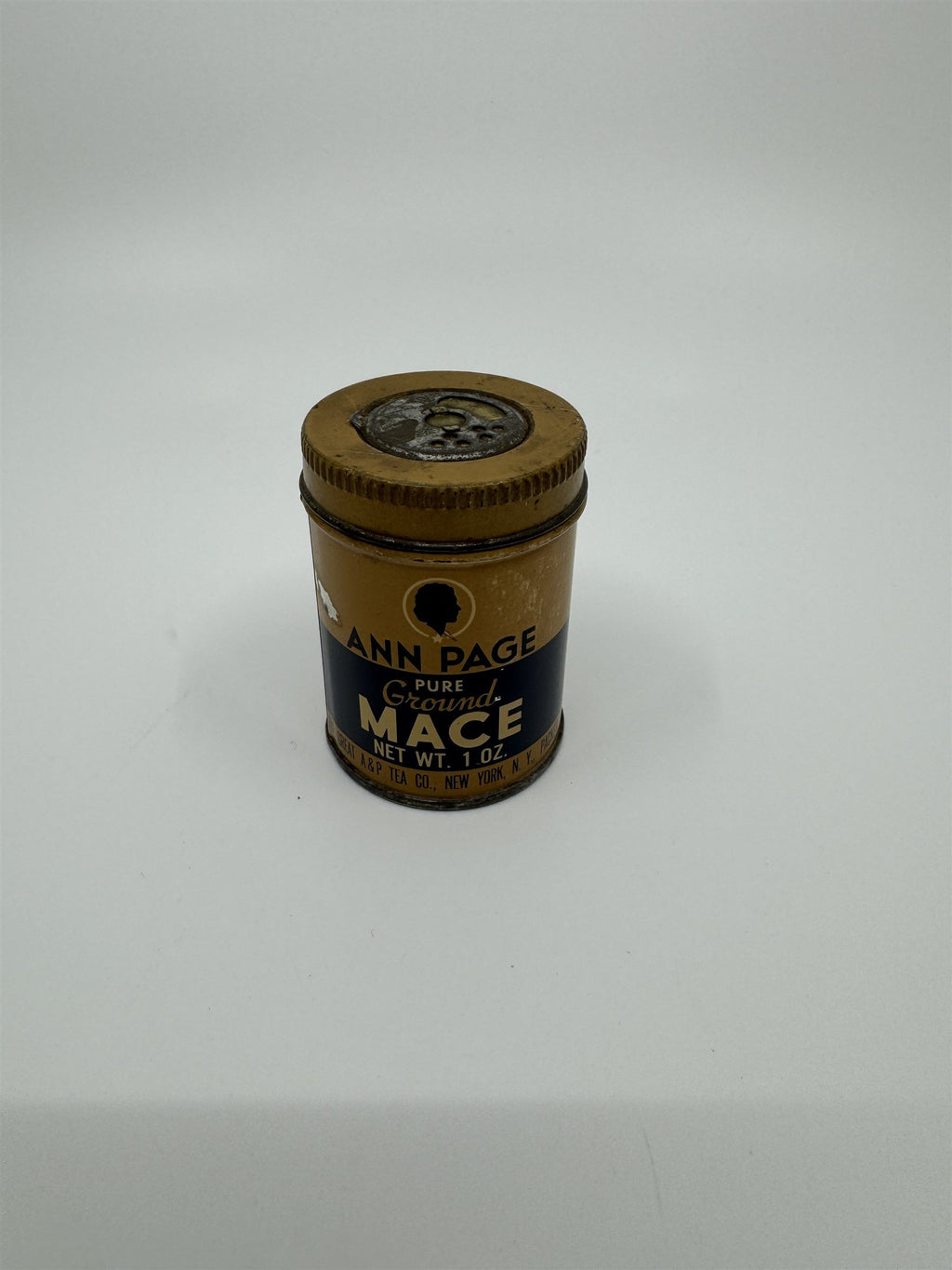 Vintage Ann Page Pure Ground Mace Spice 1oz The Great A&P Tea Co New York NY