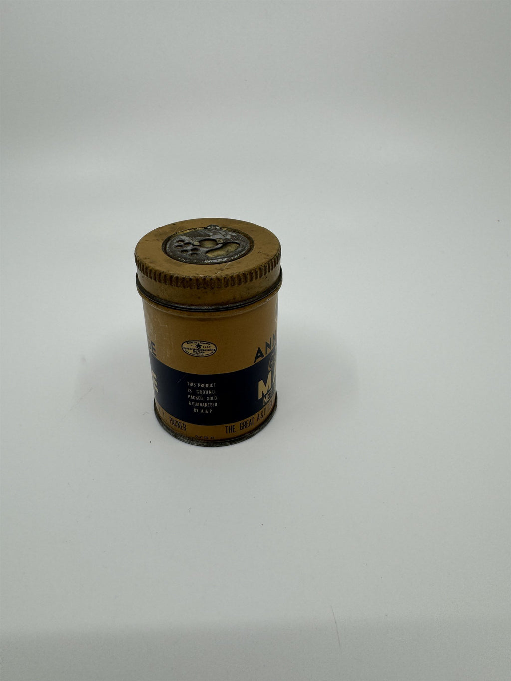 Vintage Ann Page Pure Ground Mace Spice 1oz The Great A&P Tea Co New York NY