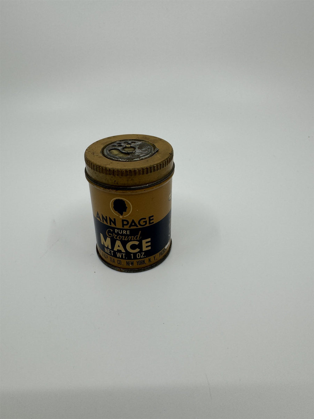 Vintage Ann Page Pure Ground Mace Spice 1oz The Great A&P Tea Co New York NY