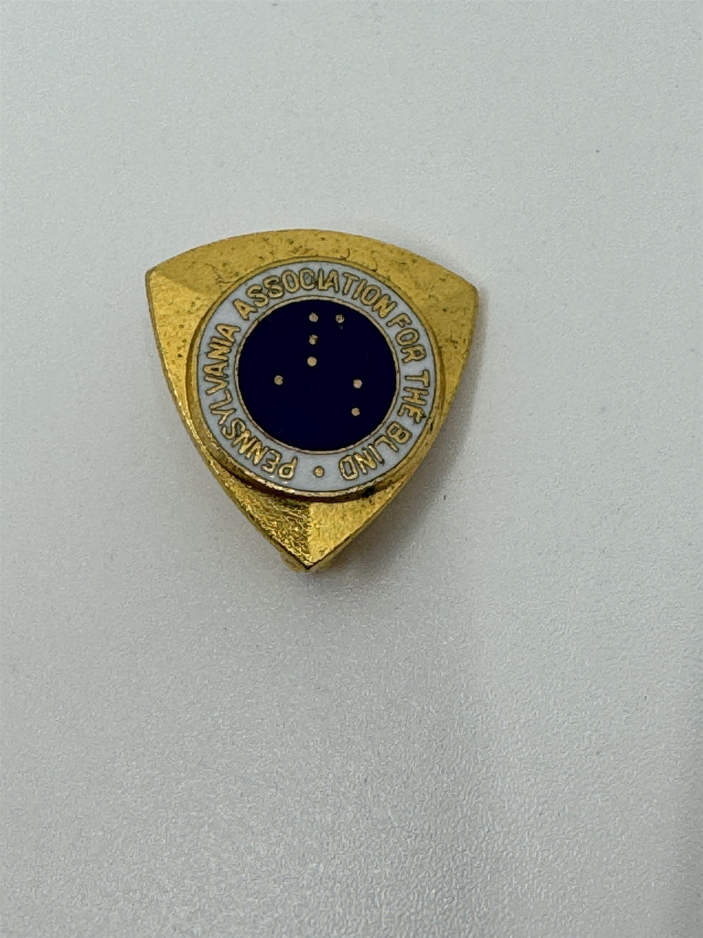 Vintage PA Pennsylvania Association for the Blind PAAB Lapel Pin Braille