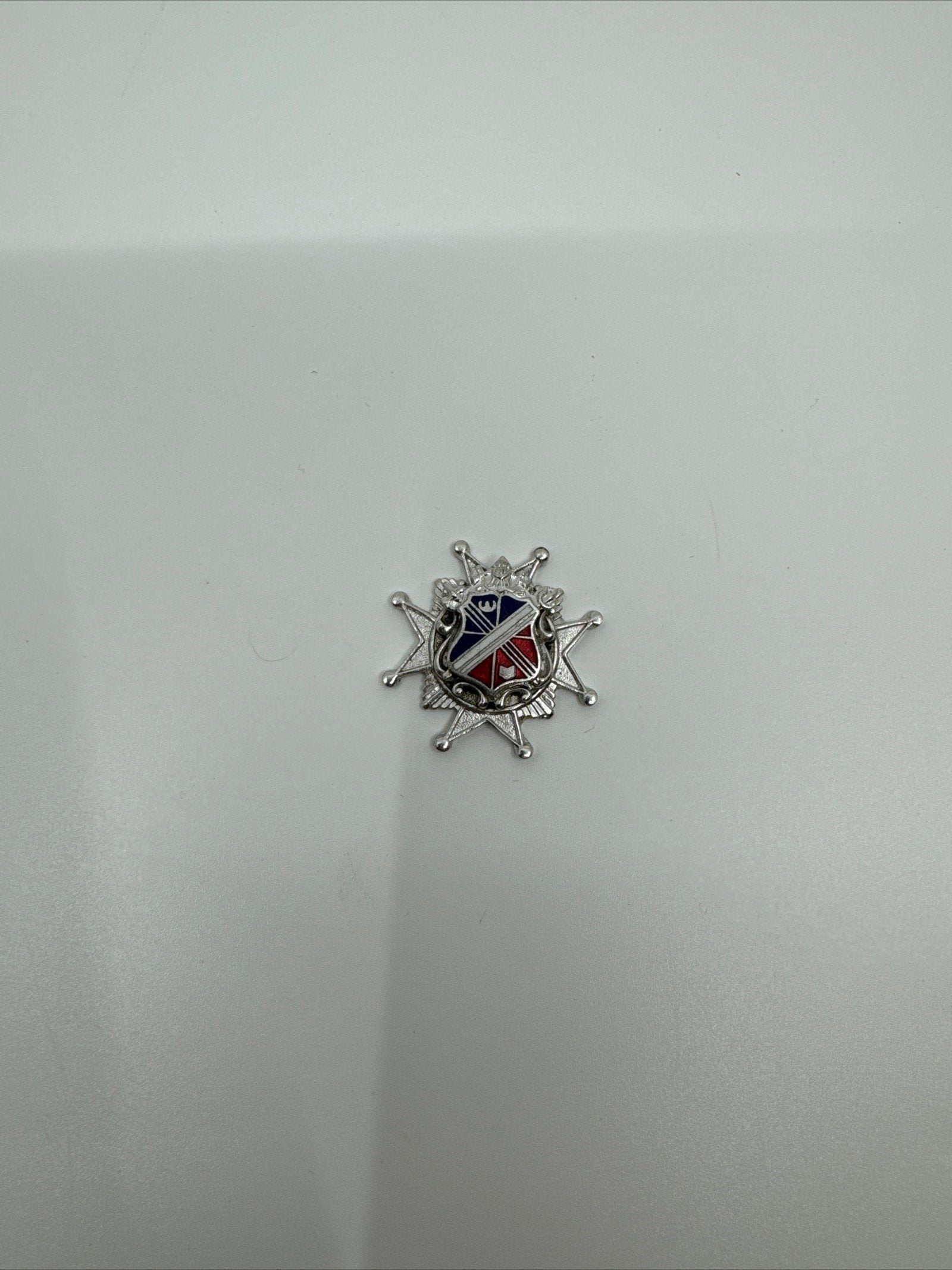 Vintage Coro Signed Heraldic Family Crest Brooch/Pin/Badge *No Pin Attachment*