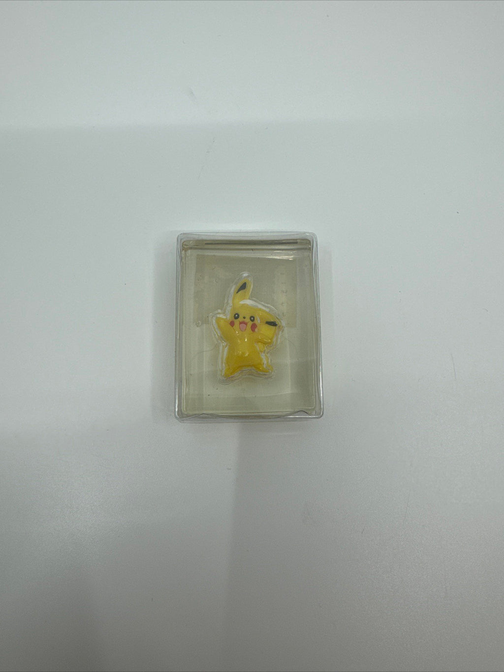 Vintage Pokemon Eraser Pikachu Sealed In Plastic Case NIB NOS 2008