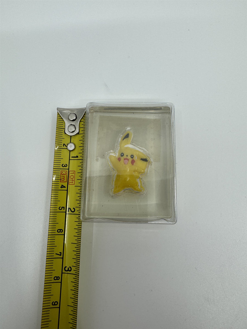 Vintage Pokemon Eraser Pikachu Sealed In Plastic Case NIB NOS 2008