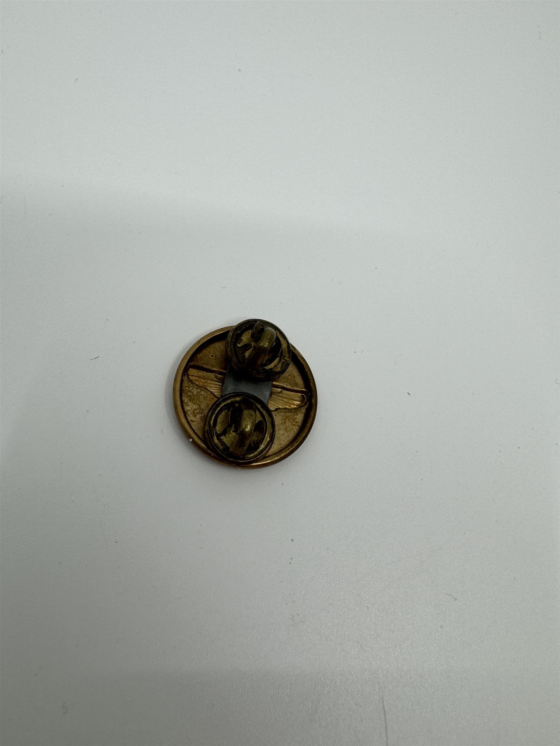 Vintage WWII US Army Air Force Air Corps Enlisted US Collar Disk Pin Medical Pro