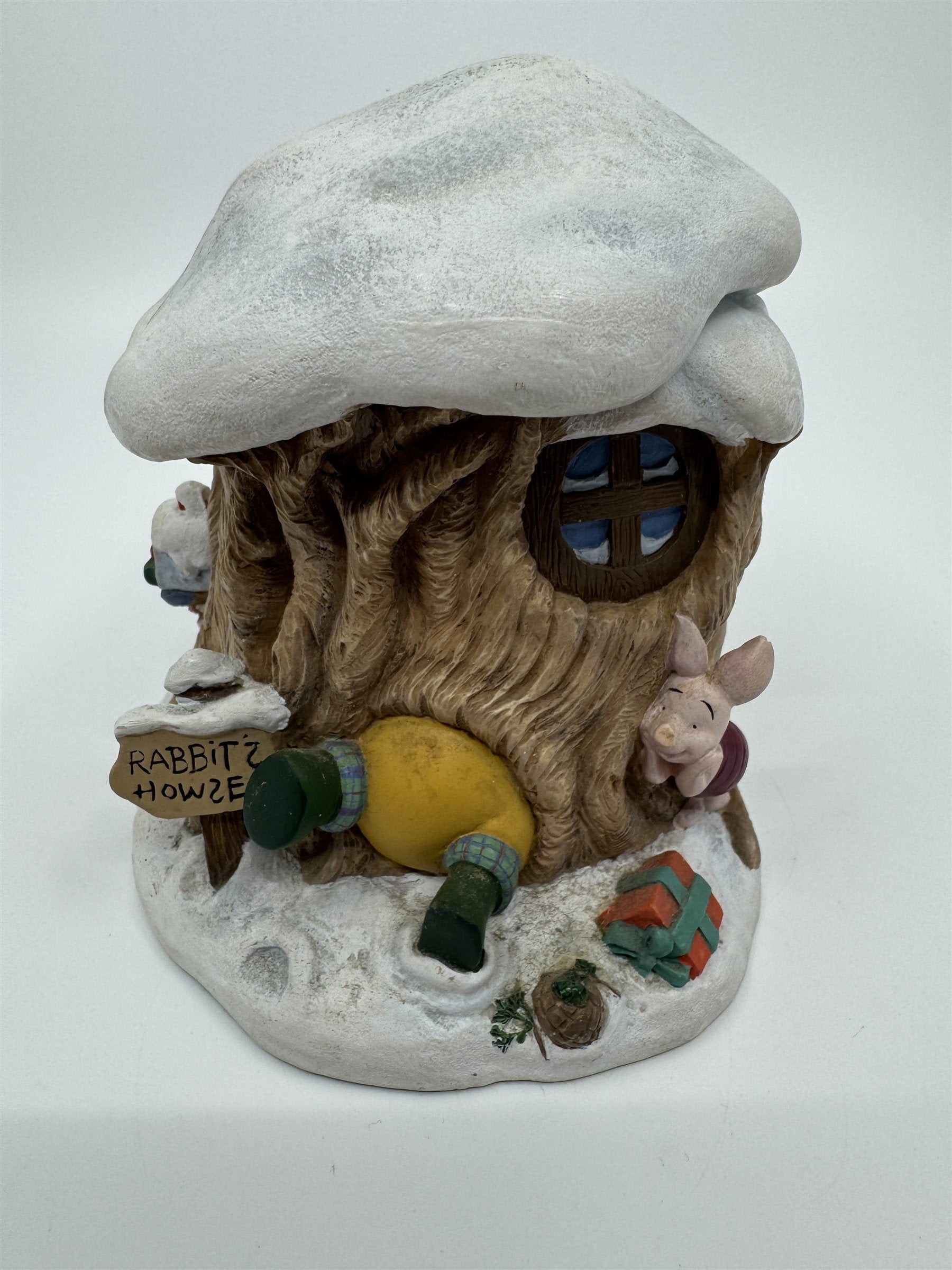 Disney Winnie The Pooh Rabbit's House Hinged Christmas Home Burrow Decor