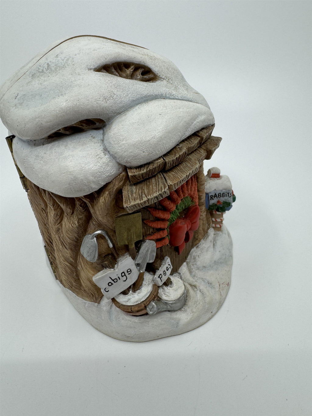 Disney Winnie The Pooh Rabbit's House Hinged Christmas Home Burrow Decor