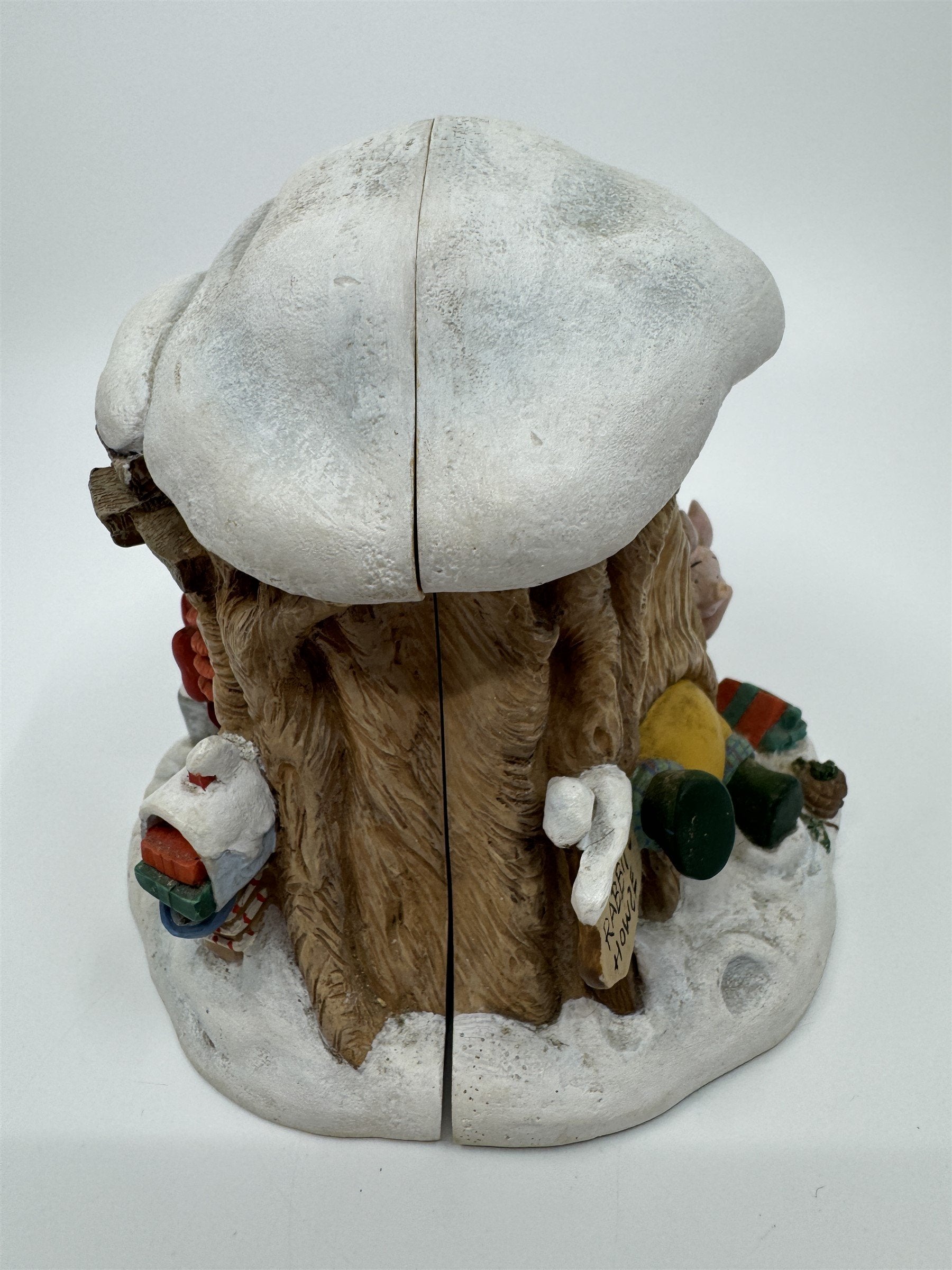 Disney Winnie The Pooh Rabbit's House Hinged Christmas Home Burrow Decor