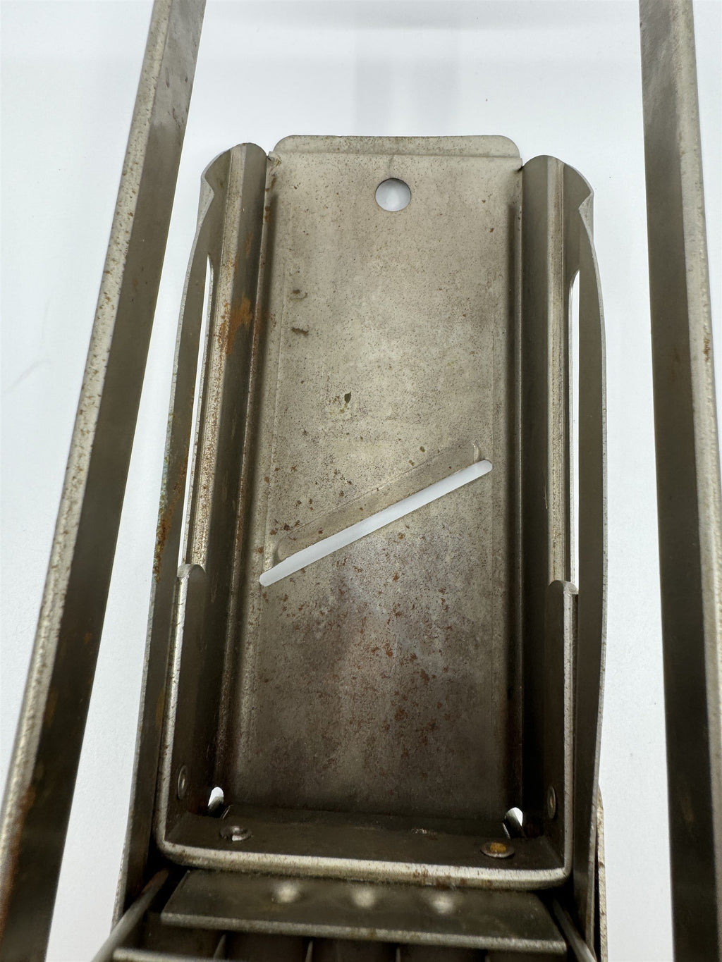 Vintage Potato Cutter Slicer Manual French Fry Machine Cutter Red