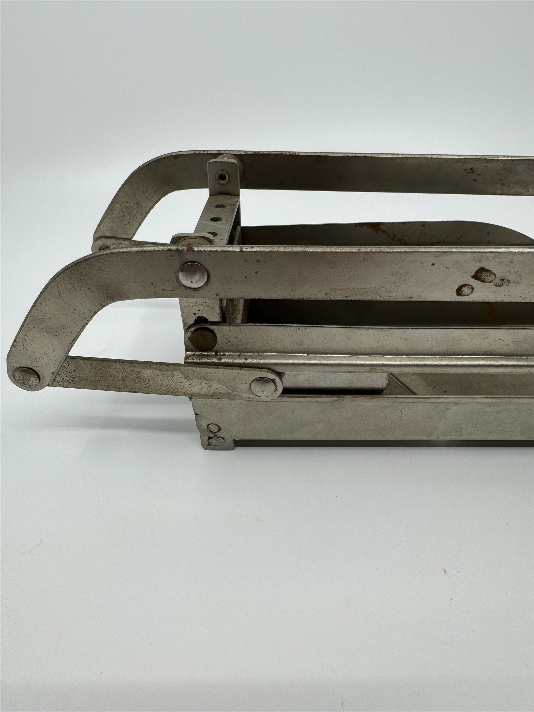 Vintage Potato Cutter Slicer Manual French Fry Machine Cutter Red