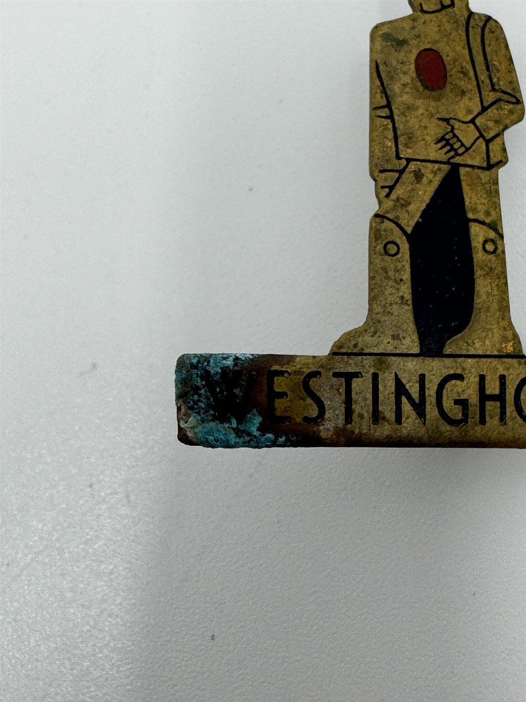 Vintage New York World's Fair Robot Westinghouse Pin /w Wear Elektro Pin 1939