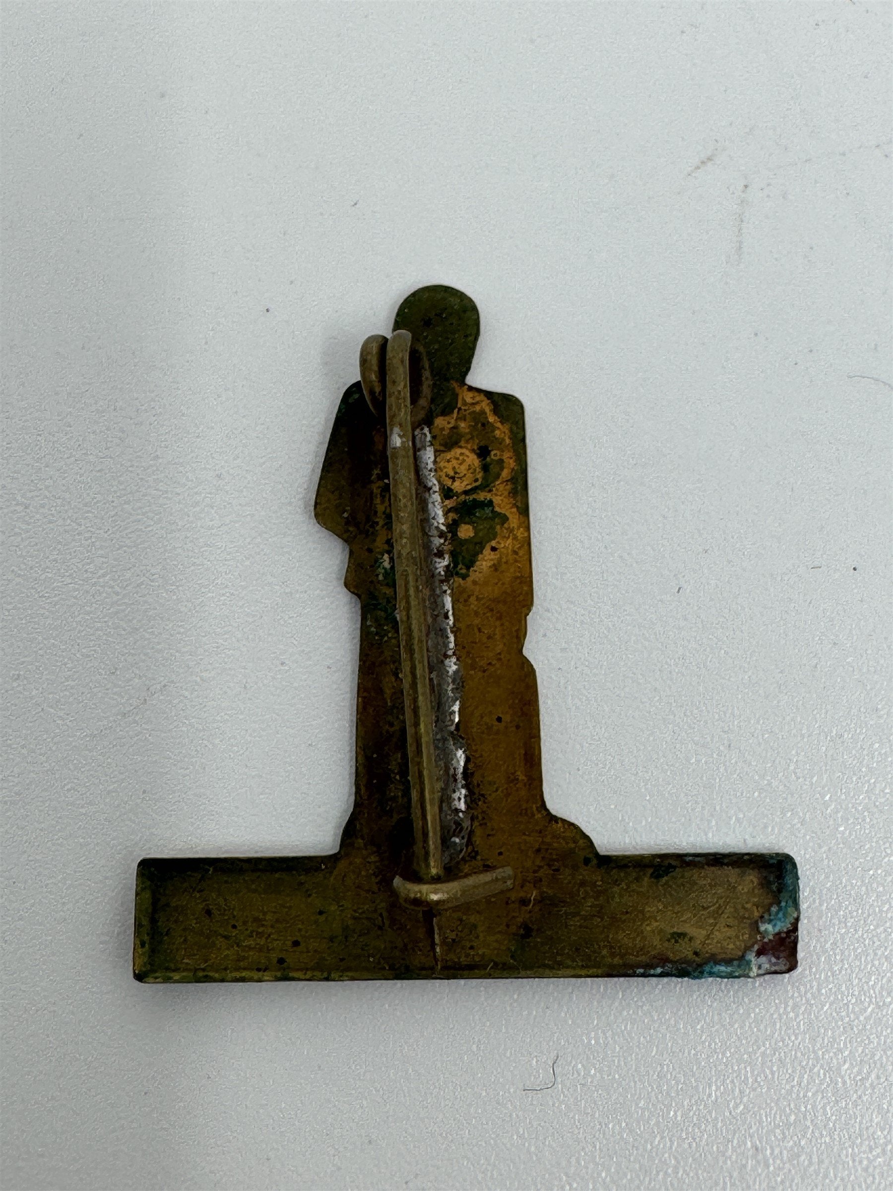 Vintage New York World's Fair Robot Westinghouse Pin /w Wear Elektro Pin 1939