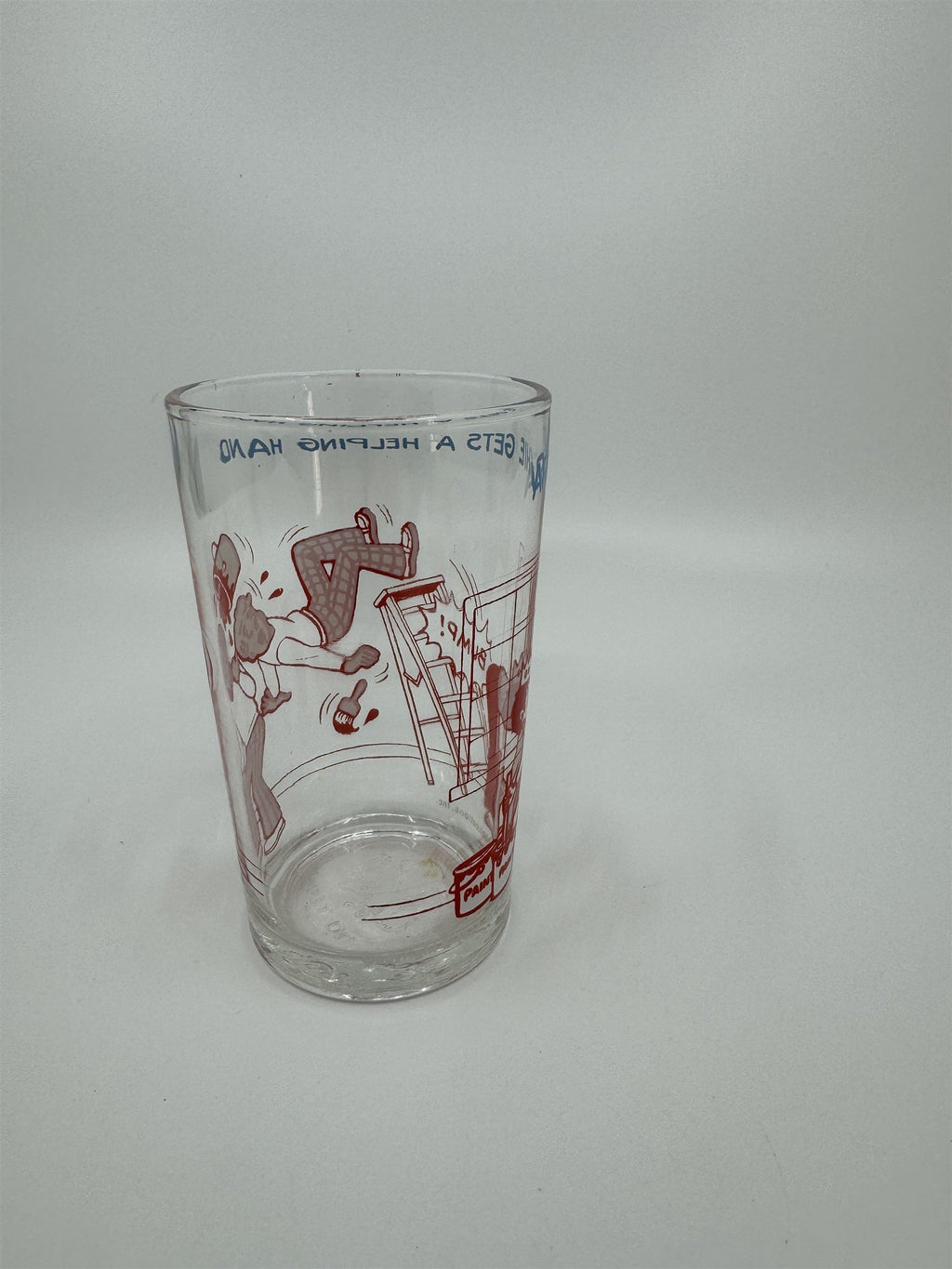 Vintage 1973 Archie Comic Jelly Glass Archie Gets a Helping Hand