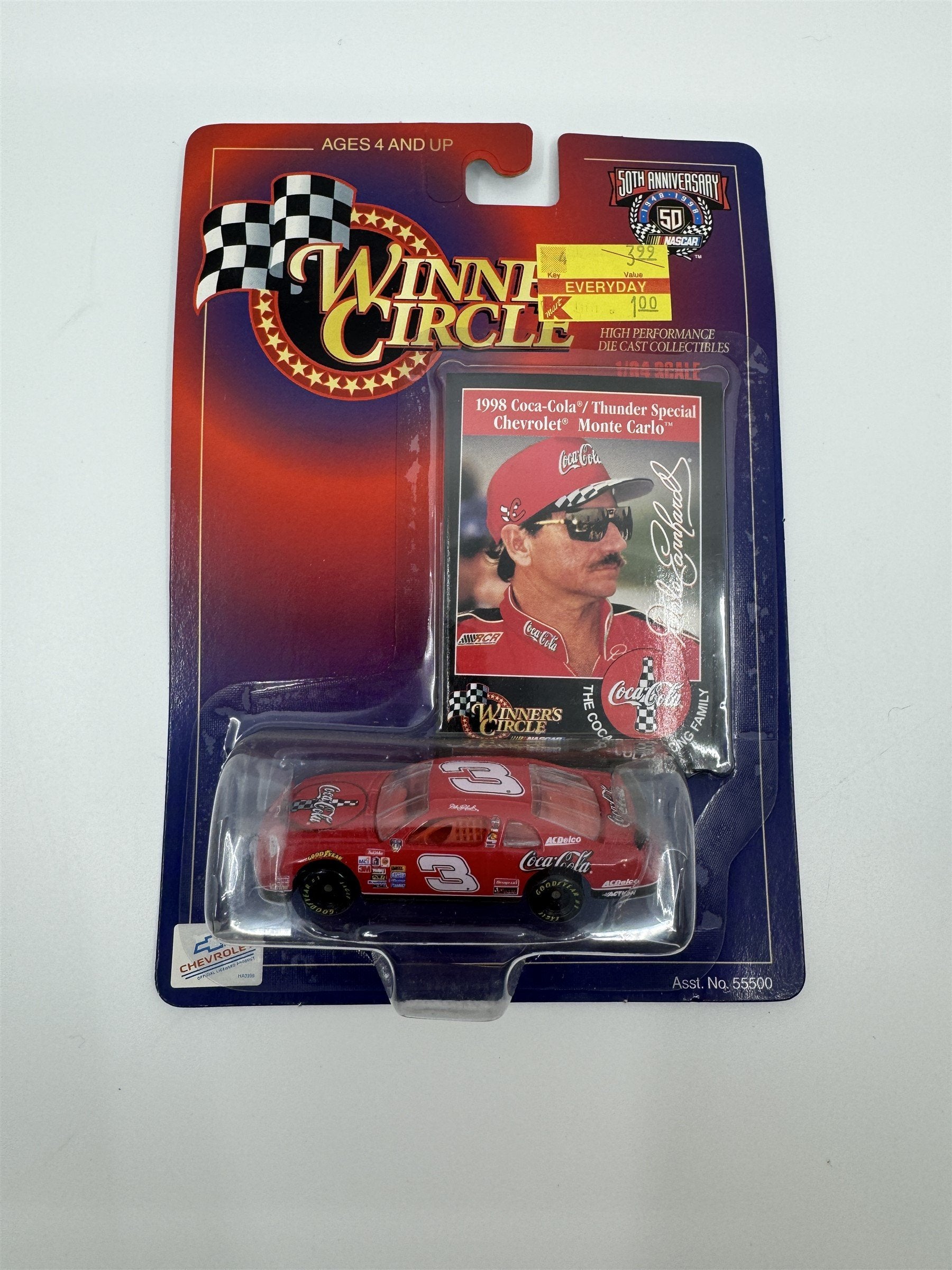 NASCAR 50th Anniversary Winners Circle 1998 Coca-Cola Thunder Special Chevrolet