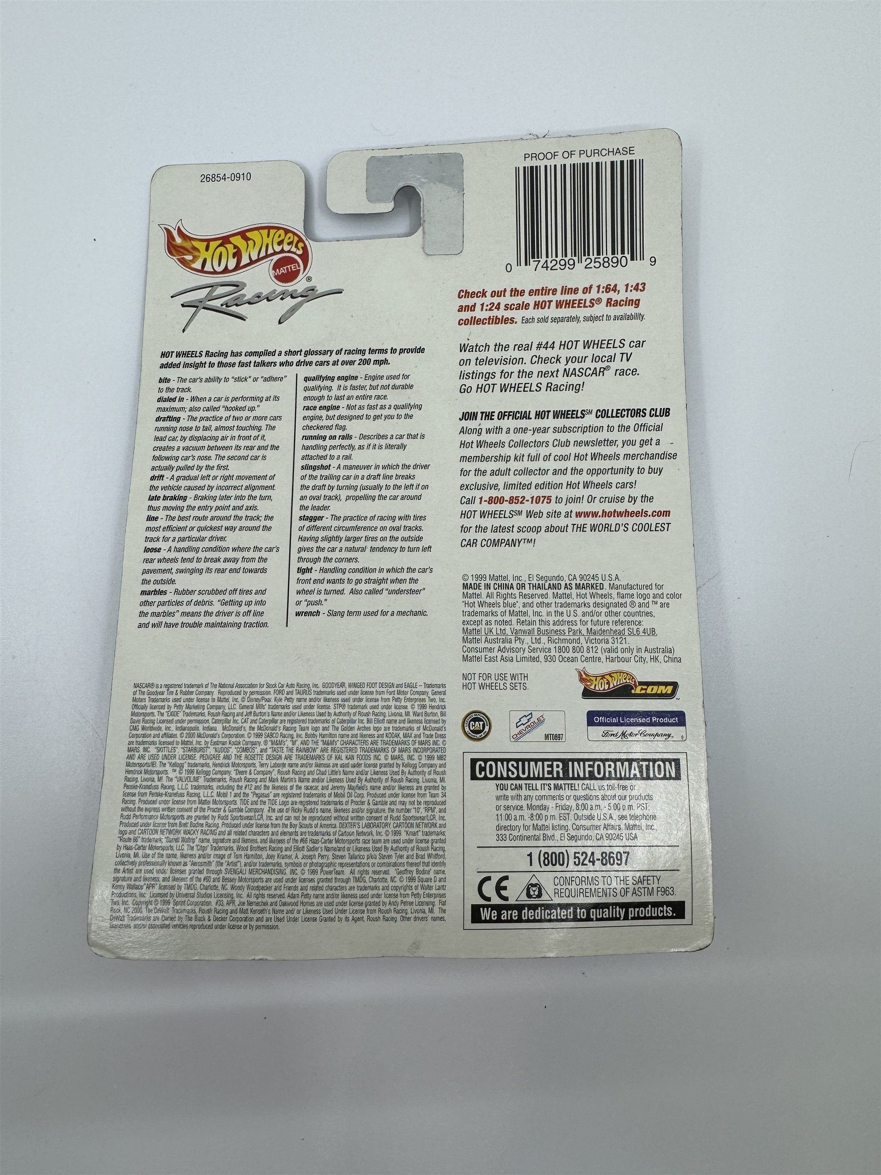Hot Wheels Mattel Racing #32 1999 Ride Deluxe 1:64 26854 New (Left Seal Open)