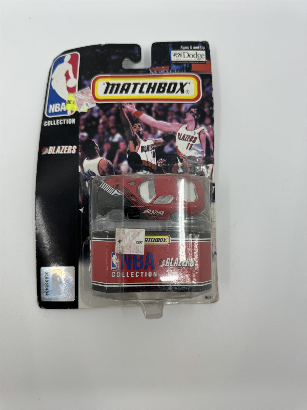 Matchbox 1999 NBA Collection Red Dodge Viper Portland Trail Blazers NIB NOS